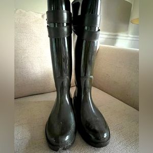 Olive Coach Rainboots